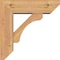 Ekena Millwork Legacy Slat Smooth Bracket w/ Offset Brace, Western Red Cedar, 5 1/2"W x 16"D x 16"H BKT0604X16X16LEC06SWR - alternate 4